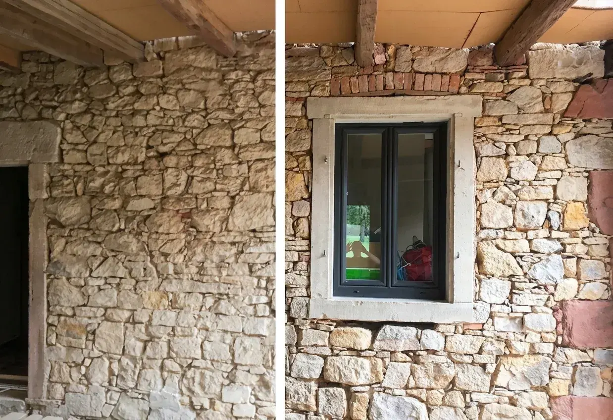 Ravalement de façade dans l'Indre-et-Loire — après (chantier 1)