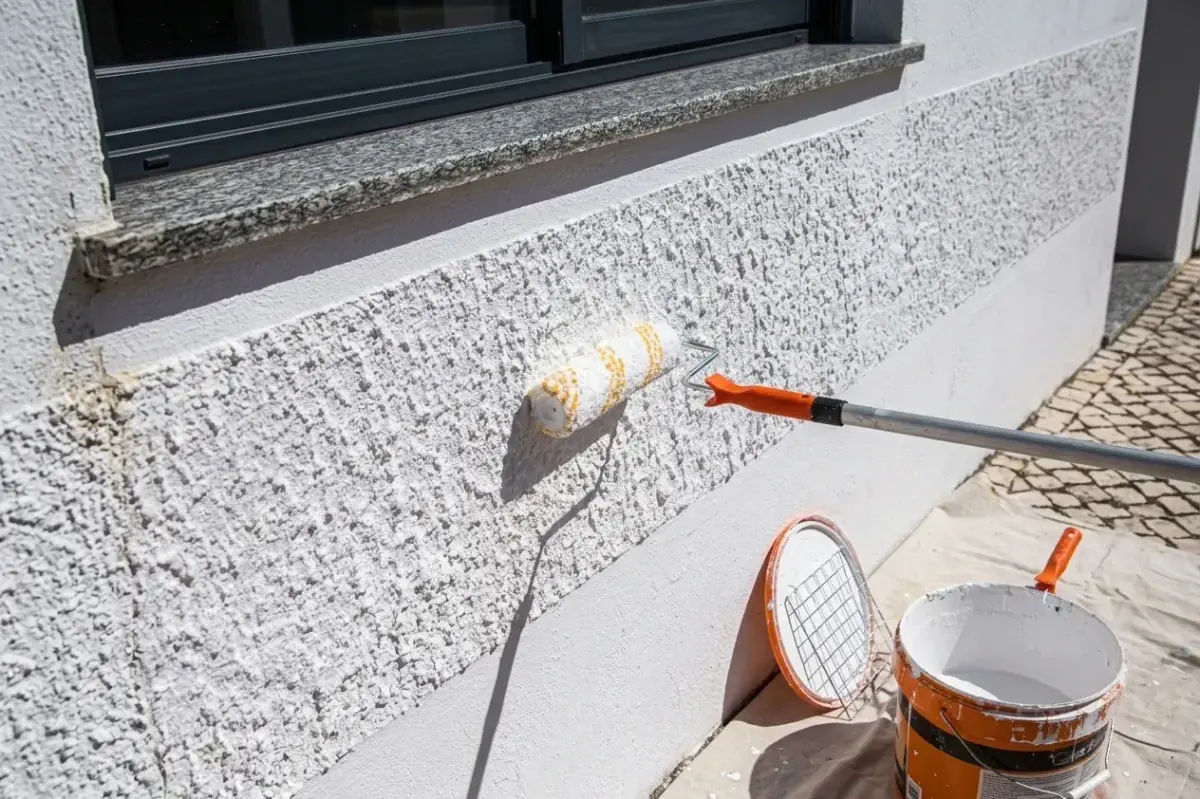 Peinture de façade dans l'Indre-et-Loire