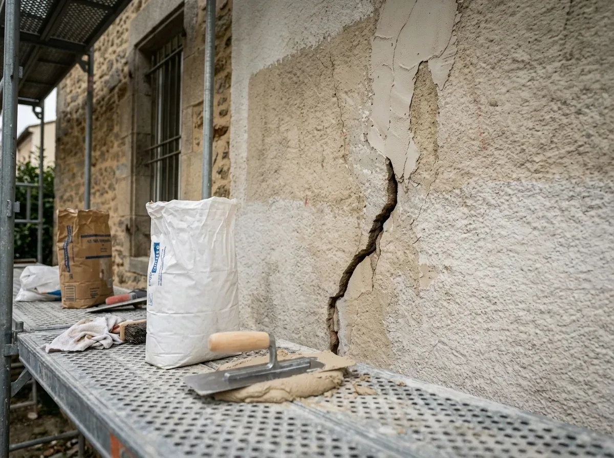Réparation de fissures dans l'Indre-et-Loire